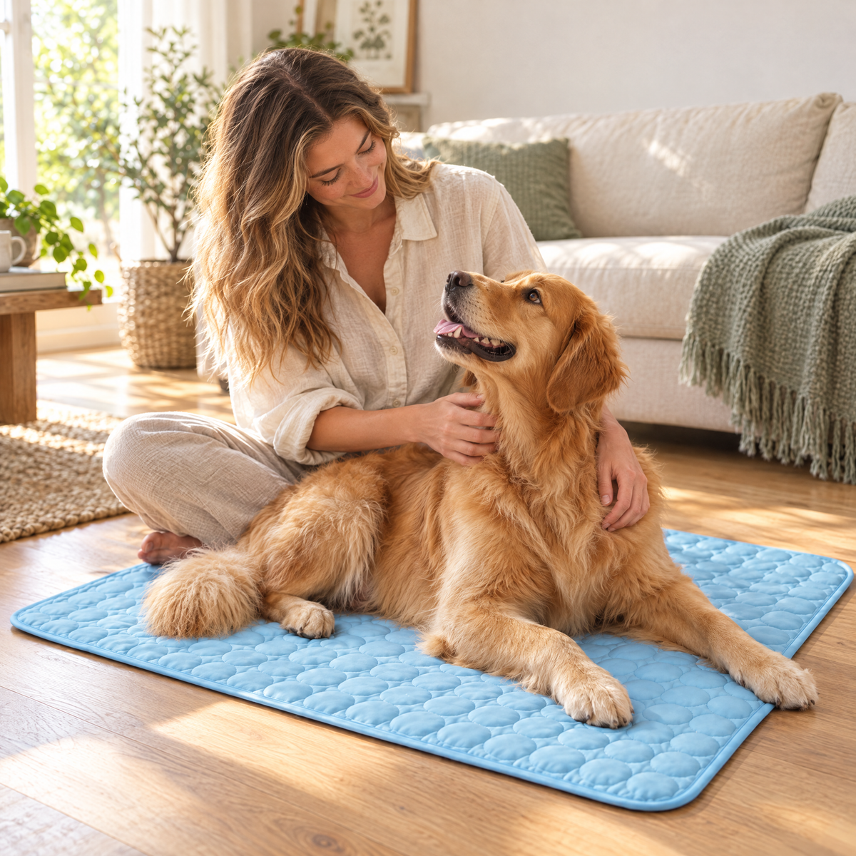 Frostleaf self cooling pet mat lifestyle photo 3