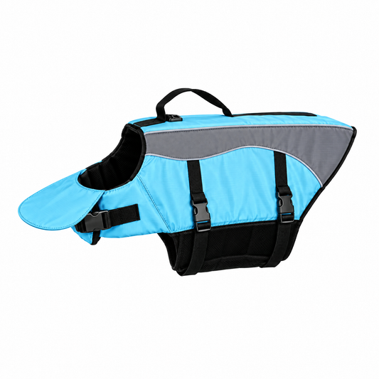 Tideline dog life jacket on white background