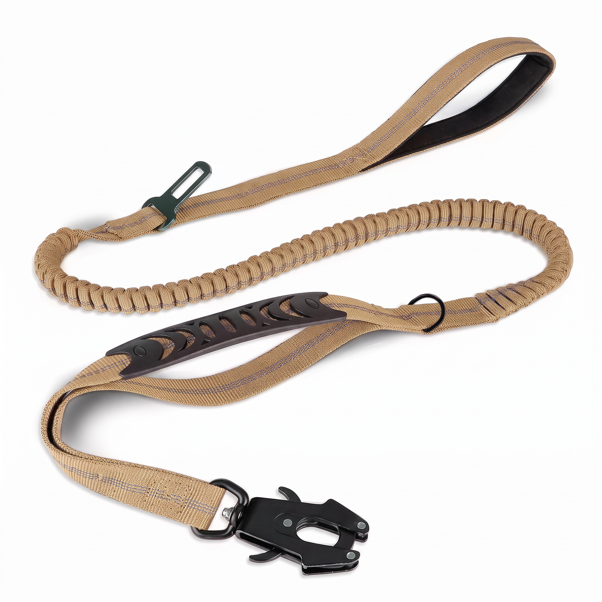 Stride khaki bungee dog lead