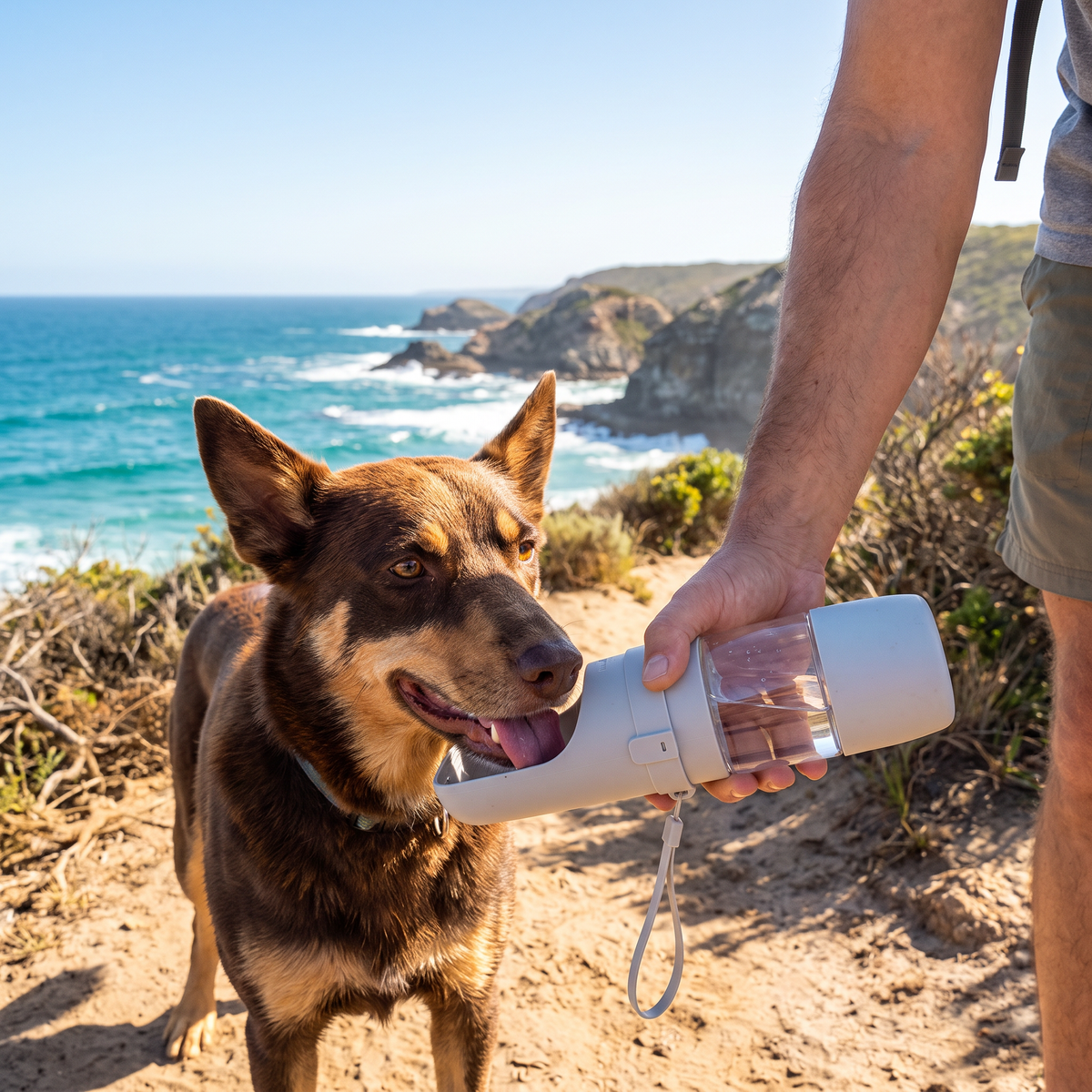 Trailmate portable dog water bottle