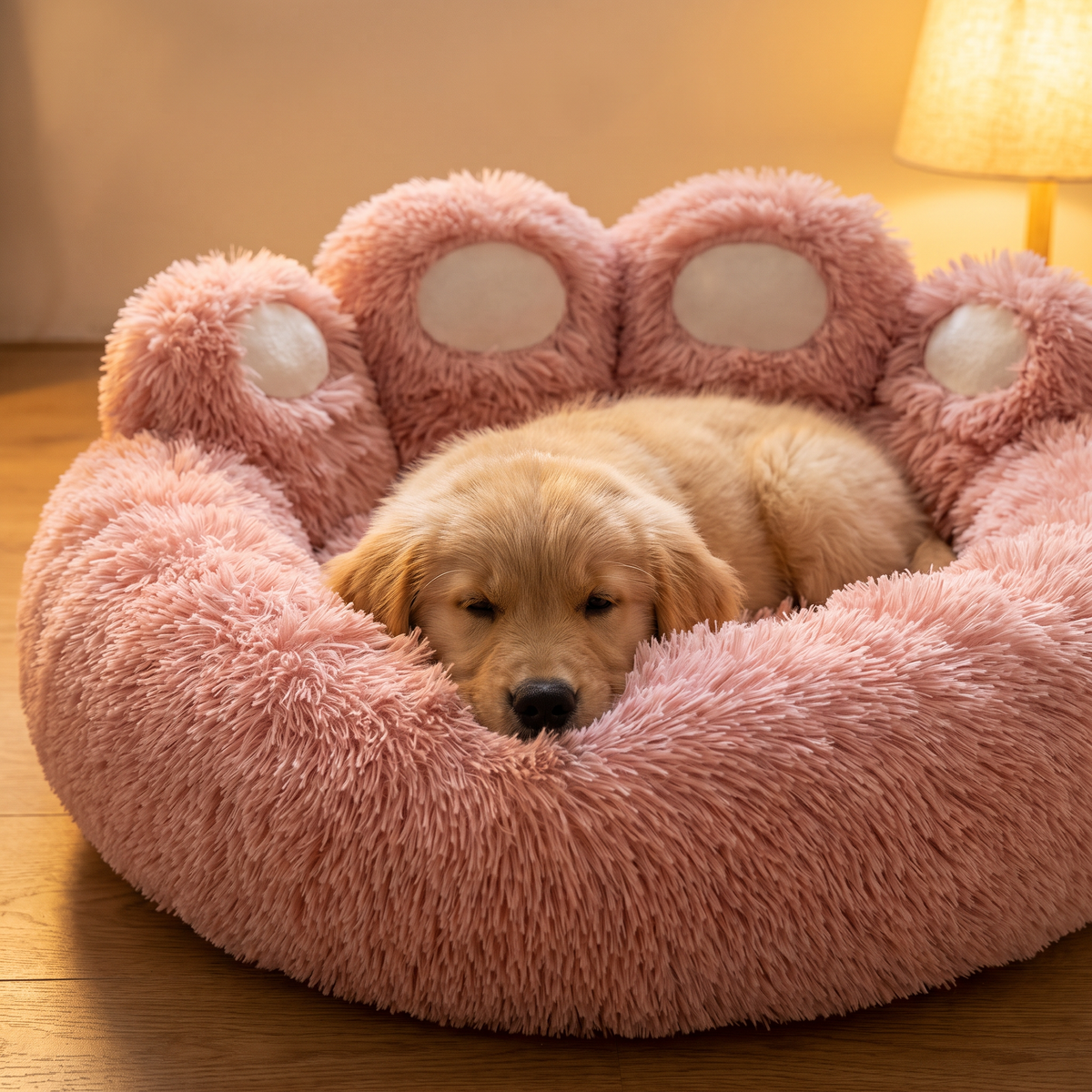 Cub bear paw dog bed