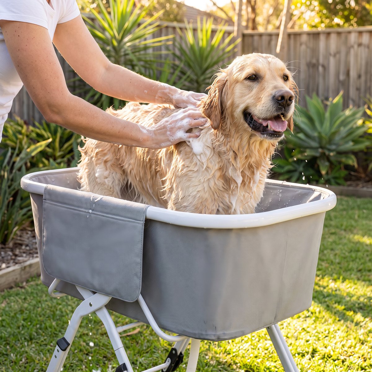 Splash pet bath tub