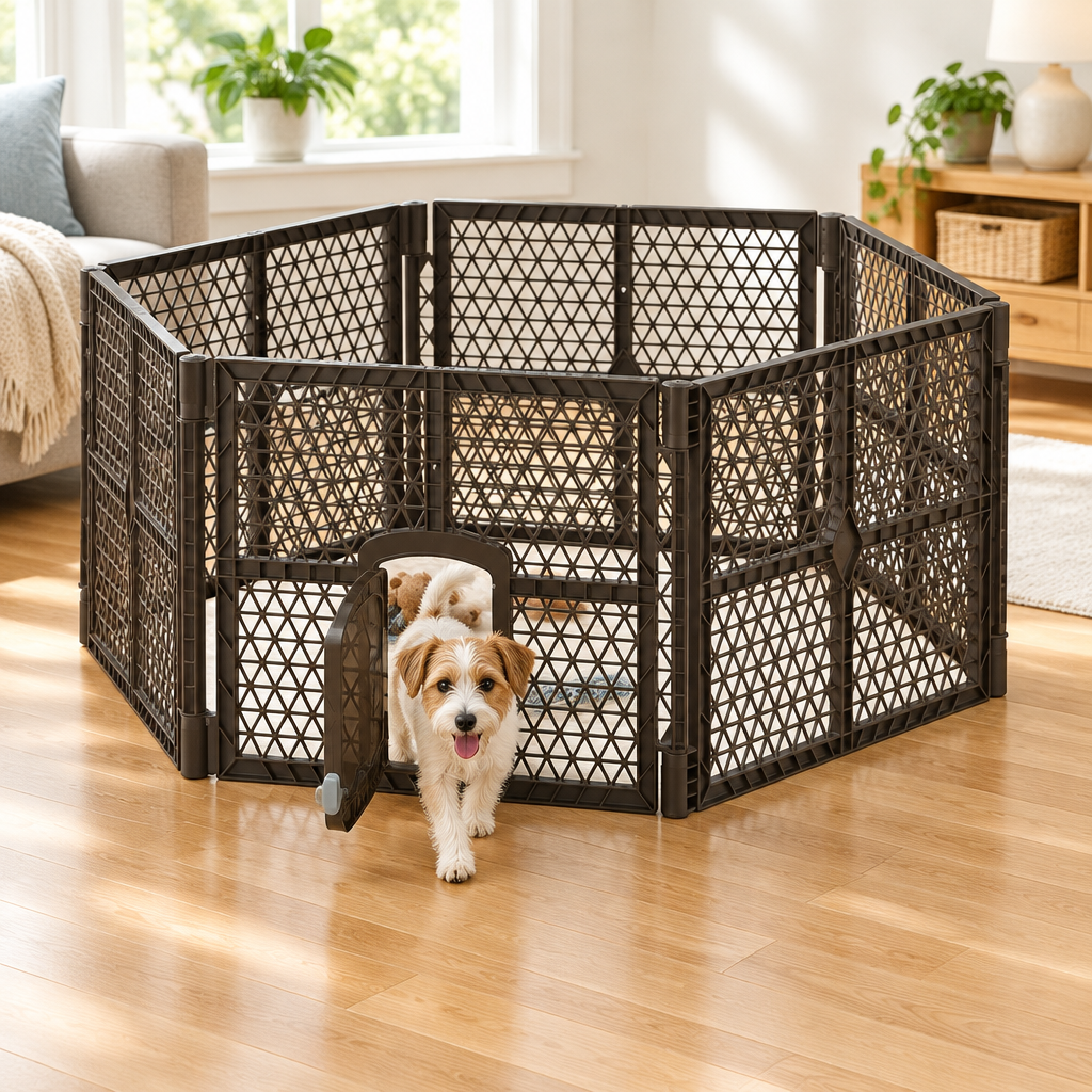 Paddock 6 panel pet playpen